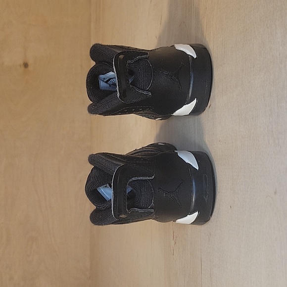 Air Jordan 6 Retro Black Cat Toddler Shoes 384667-020 - Picture 6 of 9